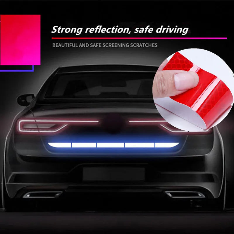 Auto Rear Warning Reflective Tape Car Accessories