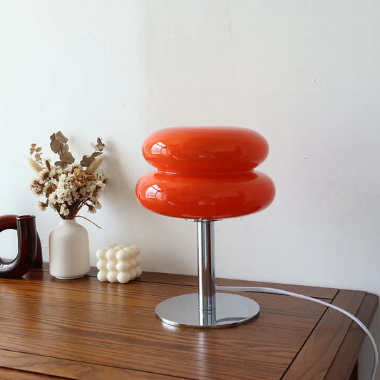 Italian Designer Glass Egg Tart Table Lamp