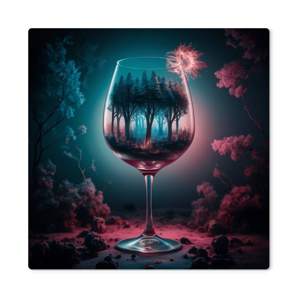 Fantastic Forest in a Wine Glass  Wall Art