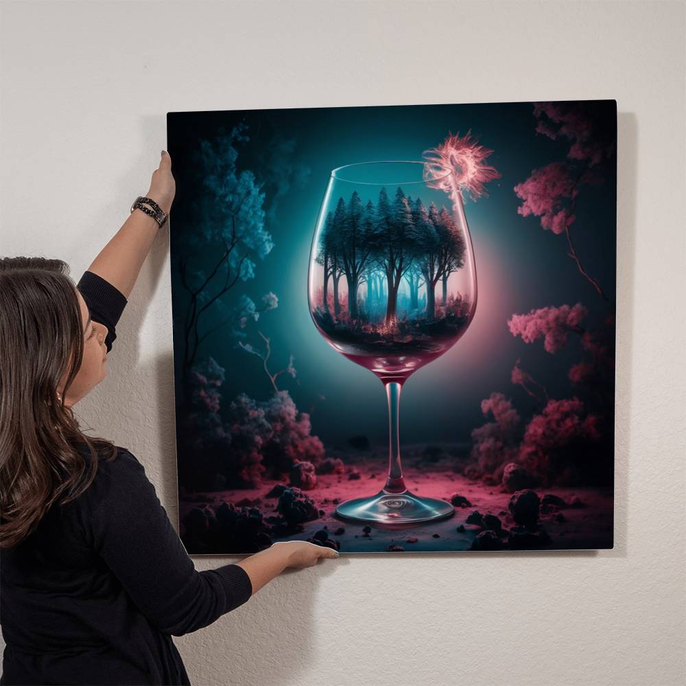 Fantastic Forest in a Wine Glass  Wall Art